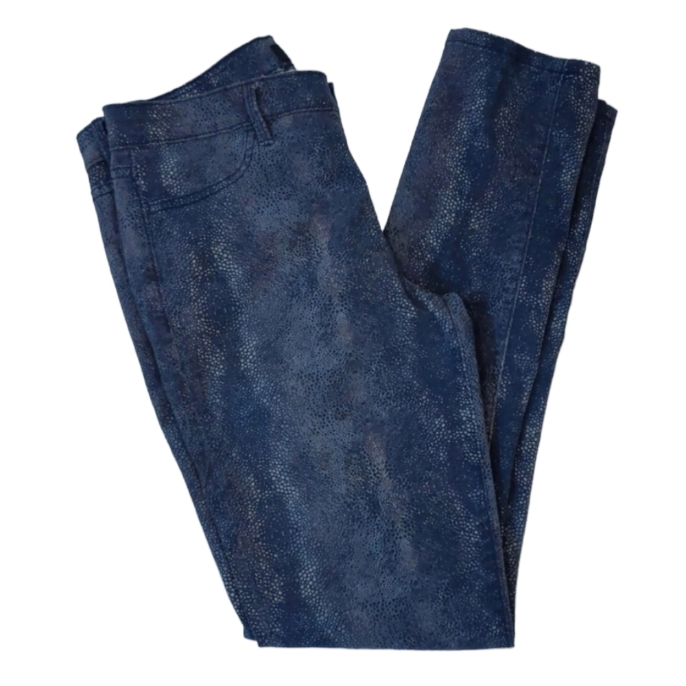 Calvin Klein Jeans Blue and Grey Snakeskin Pants sz 8
